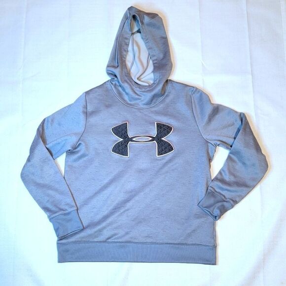 Under Armour Gray Cold Gear Loose Hoodie Size Medium - Picture 1 of 9